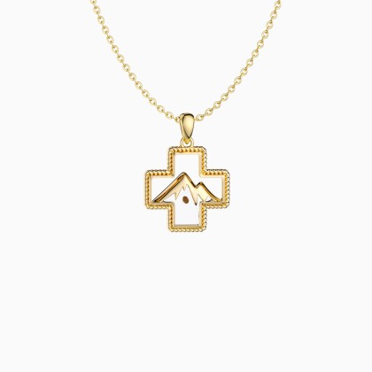 Mustard Seed Mountain Necklace