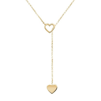 Heart to Heart Y Necklace