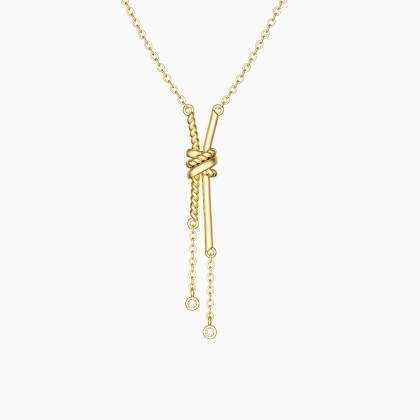 Entangled Knot Necklace