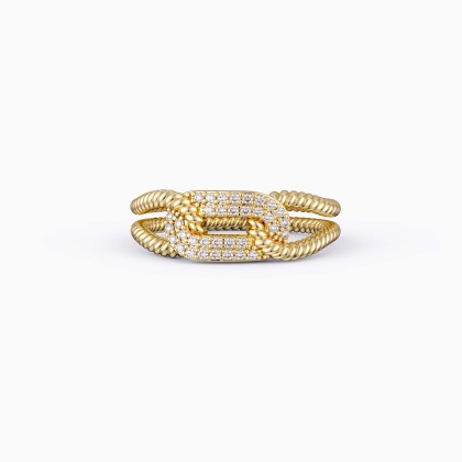 Interlocking Triple Ring