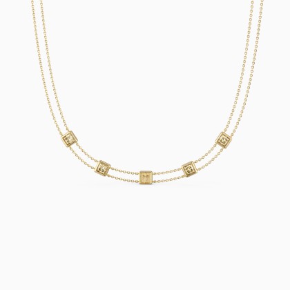 Divine Layered Cross Choker