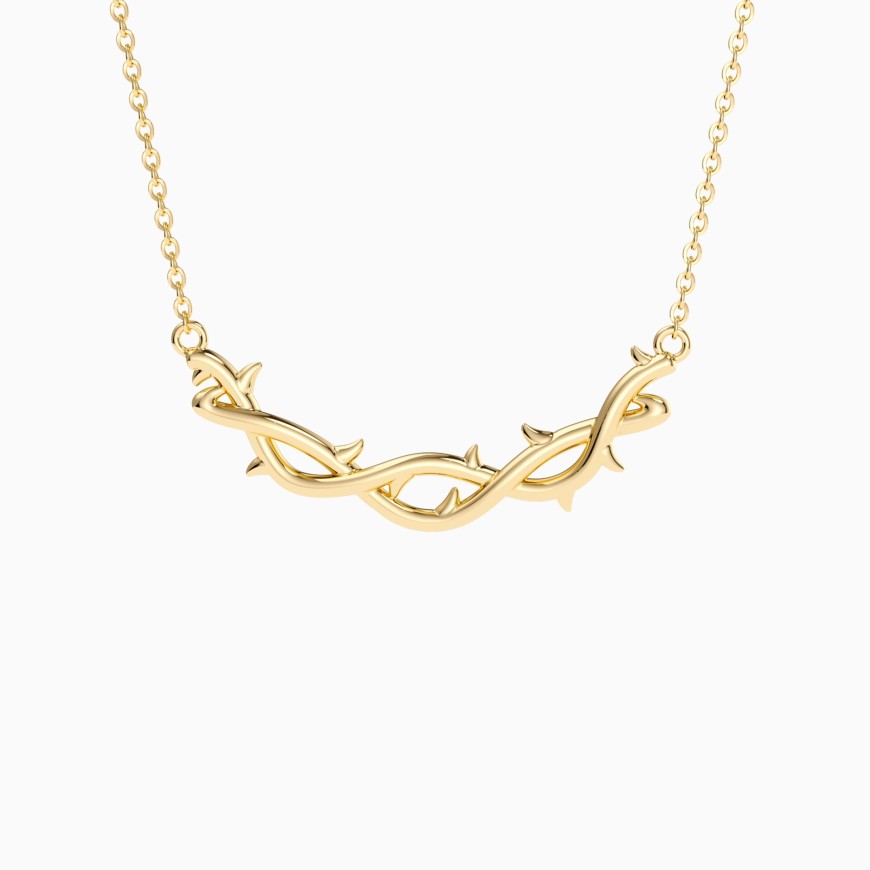 Crown of Thorns Chain Necklace