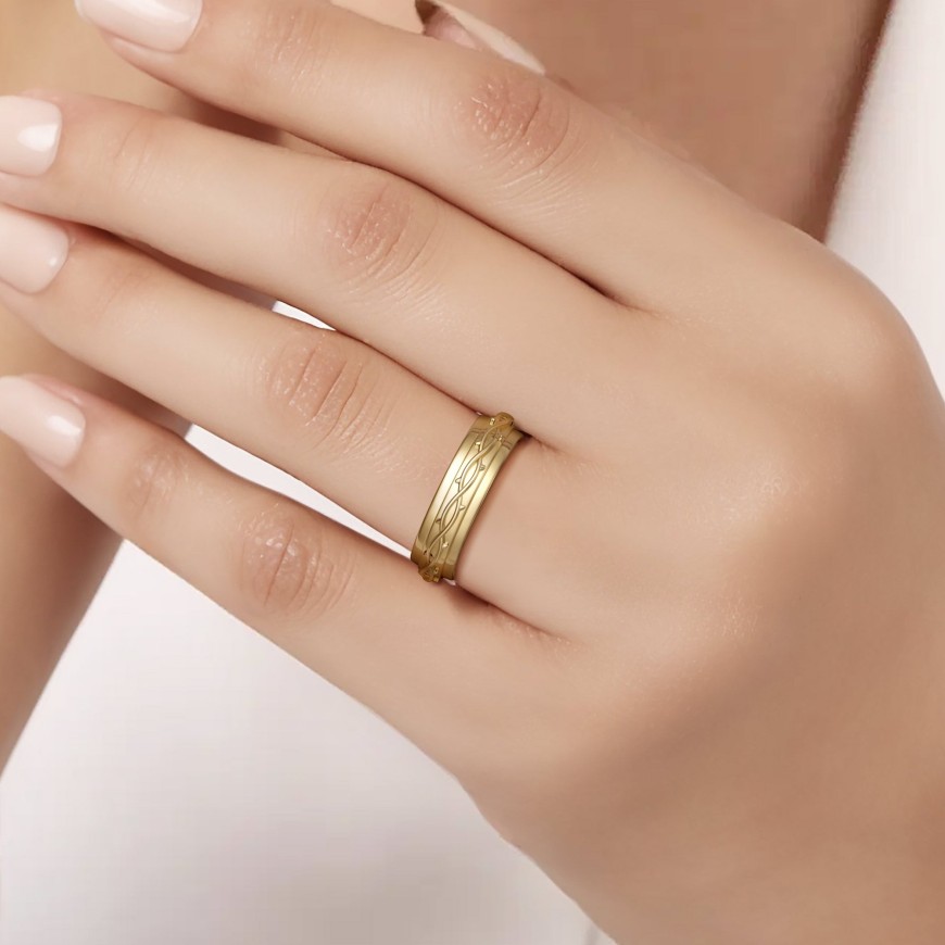 Crown of Thorns Meditations Spinner Fidget Ring For Anxiety Relief