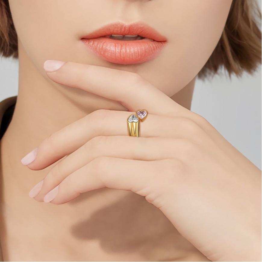 'Hearts As One' Toi Et Moi Promise Ring