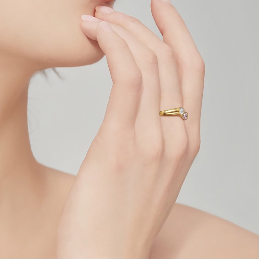 'Hearts As One' Toi Et Moi Promise Ring