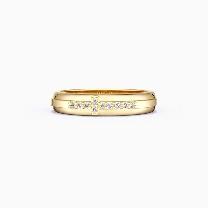 Customized Cross Pray Bands Ring