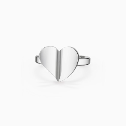 Personalized Chapters of Love Engraved Statement Ring