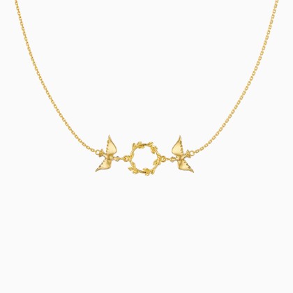 Dove Olive Branch Necklace