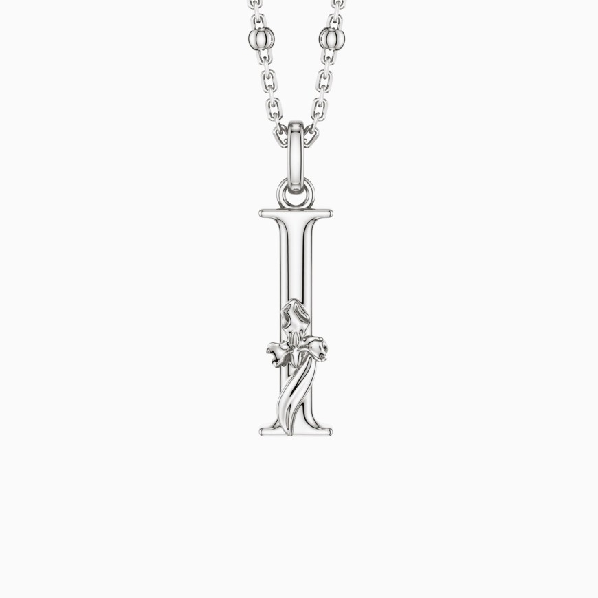 Blossom Letter A-Z Pendant Necklace