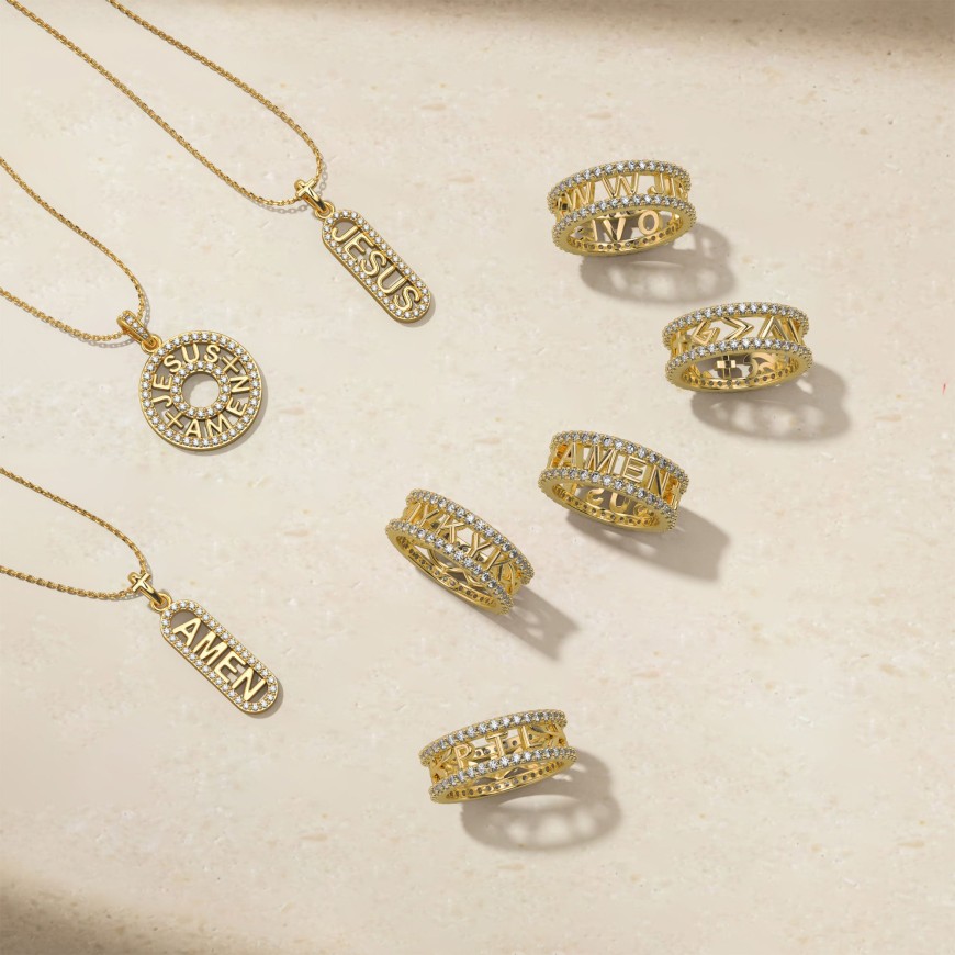 AMEN Cross Pendant Necklace