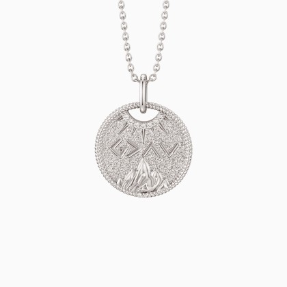 Personalized Highs And Lows Gold Coin Necklace