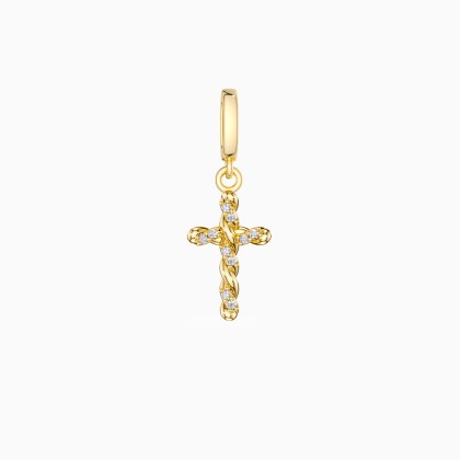 Knot Cross Charm Pendant