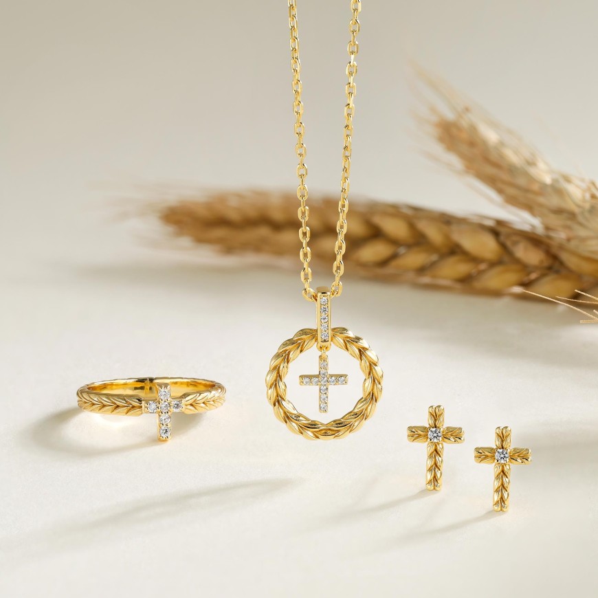 Eternal Blessings Cross Ring