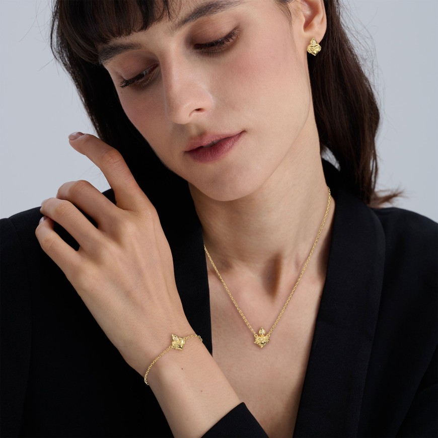 Flaming Heart Necklace