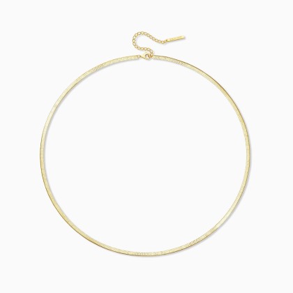 Flat Snake Chain Necklace