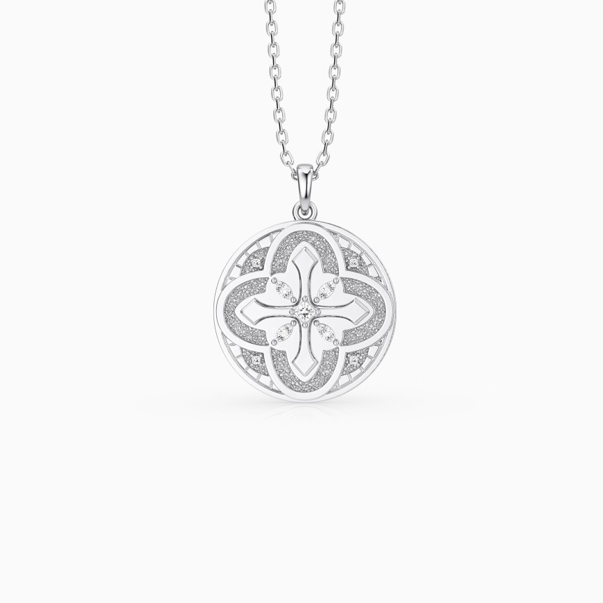 Cathedral Light Medallion Necklace