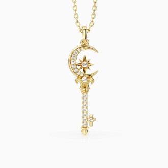 Manifestation Key to Wisdom Necklace