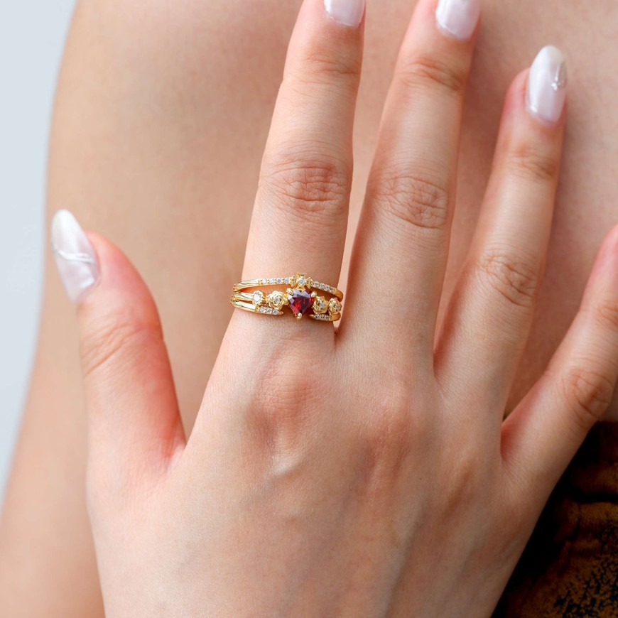 Sacred Heart Bloom Ring